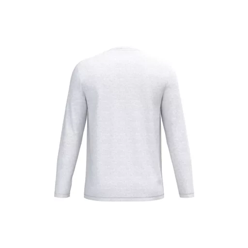 IB323 Ideal 190 unisex hosszú ujjú, körkötött pamut póló, Ideal Ash Heather-XL