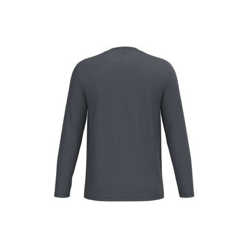 IB323 Ideal 190 unisex hosszú ujjú, körkötött pamut póló, Ideal Dark Grey-S