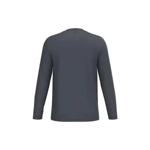 IB323 Ideal 190 unisex hosszú ujjú, körkötött pamut póló, Ideal Dark Grey-XL