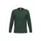 IB323 Ideal 190 unisex hosszú ujjú, körkötött pamut póló, Ideal Forest Green-2XL
