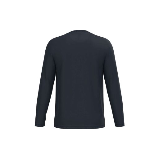 IB323 Ideal 190 unisex hosszú ujjú, körkötött pamut póló, Ideal Navy-XS