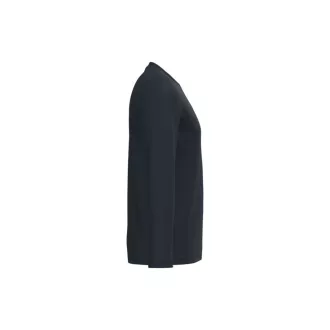   IB323 Ideal 190 unisex hosszú ujjú, körkötött pamut póló, Ideal Navy-XS