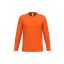 IB323 Ideal 190 unisex hosszú ujjú, körkötött pamut póló, Ideal Orange-2XL
