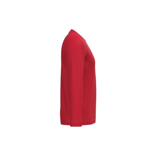 IB323 Ideal 190 unisex hosszú ujjú, körkötött pamut póló, Ideal Red-2XL