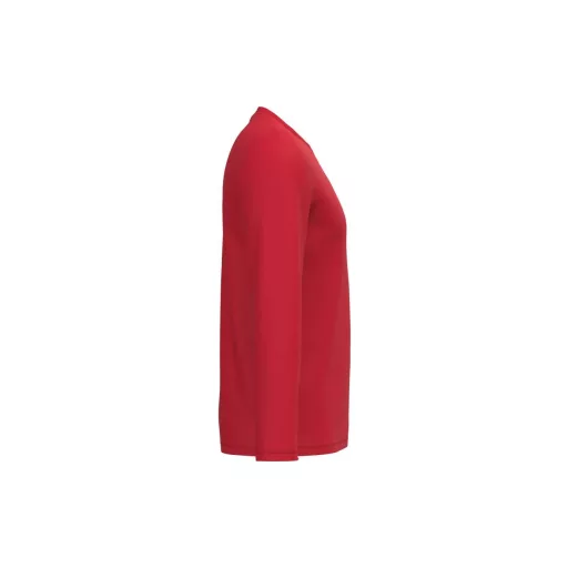 IB323 Ideal 190 unisex hosszú ujjú, körkötött pamut póló, Ideal Red-L