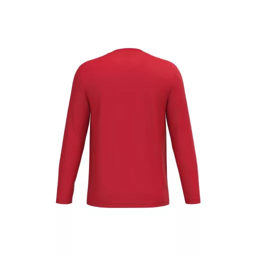 IB323 Ideal 190 unisex hosszú ujjú, körkötött pamut póló, Ideal Red-M