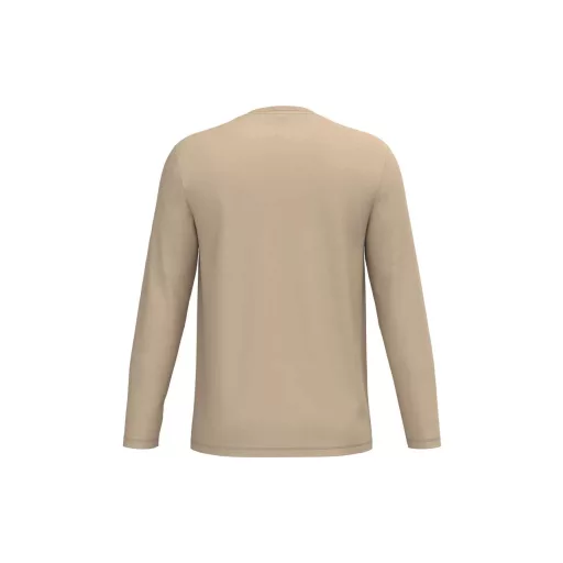 IB323 Ideal 190 unisex hosszú ujjú, körkötött pamut póló, Ideal Sand-M