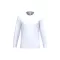 IB323 Ideal 190 unisex hosszú ujjú, körkötött pamut póló, Ideal White-2XL