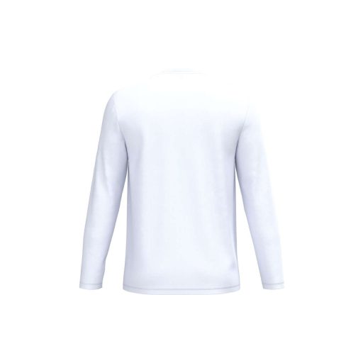 IB323 Ideal 190 unisex hosszú ujjú, körkötött pamut póló, Ideal White-M