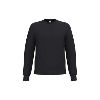   IB400 kereknyakú unisex körkötött pulóver, Ideal Black-XS