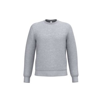   IB400 kereknyakú unisex körkötött pulóver, Ideal Oxford Grey-XS