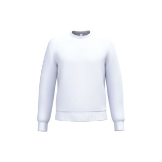   IB400 kereknyakú unisex körkötött pulóver, Ideal White-XS
