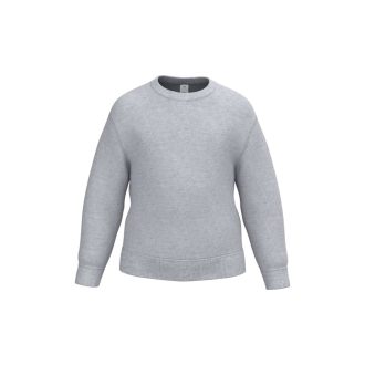 IB401 környakas gyerek pulóver, Ideal Oxford Grey-4/6