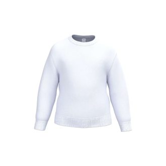 IB401 környakas gyerek pulóver, Ideal White-4/6