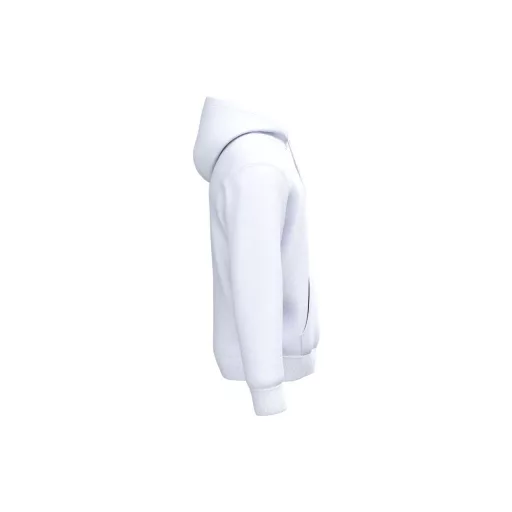 IB402 unisex körkötött kapucnis pulóver, Ideal White-L