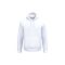 IB402 unisex körkötött kapucnis pulóver, Ideal White-S