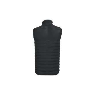 IB6172 bélelt, steppelt férfi mellény, Black-S
