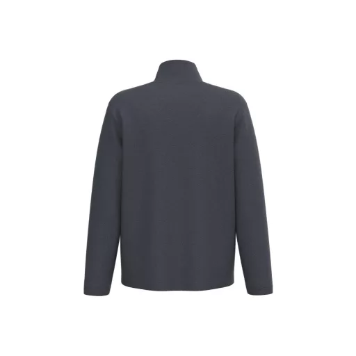 IB900 unisex polár pulóver, elején végig cipzáras, Ideal Dark Grey-2XL