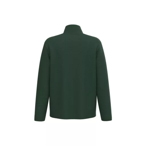 IB900 unisex polár pulóver, elején végig cipzáras, Ideal Forest Green-4XL
