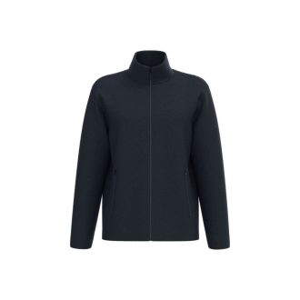   IB900 unisex polár pulóver, elején végig cipzáras, Ideal Navy-XS