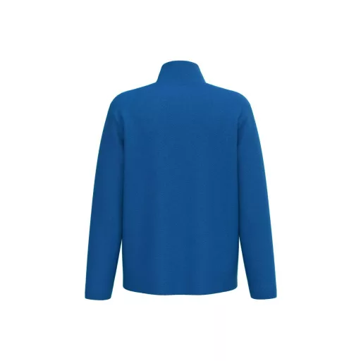 IB900 unisex polár pulóver, elején végig cipzáras, Ideal Royal Blue-2XL