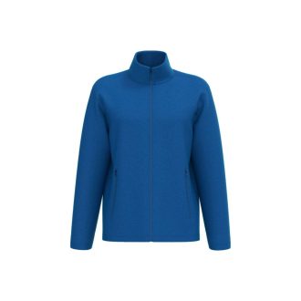   IB900 unisex polár pulóver, elején végig cipzáras, Ideal Royal Blue-XS
