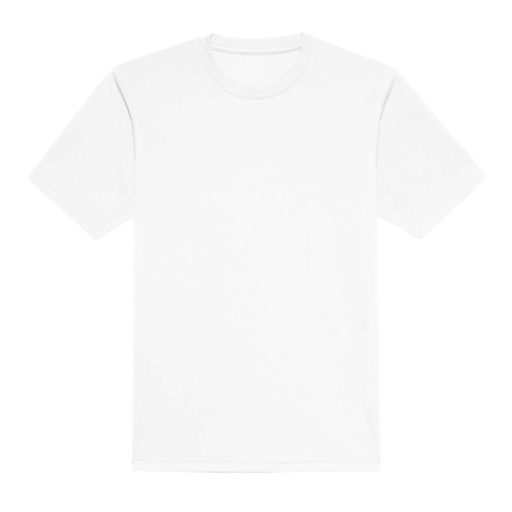 JC001 környakas sport férfi póló Just Cool, Arctic White-5XL