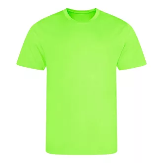   JC001 környakas sport férfi póló Just Cool, Electric Green-S