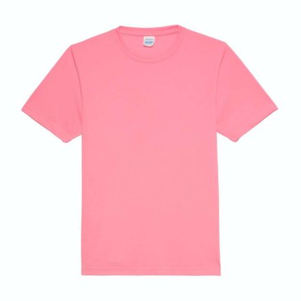 Just Cool JC001 környakas férfi póló, Electric Pink