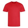 JC001 környakas sport férfi póló Just Cool, Fire Red-2XL