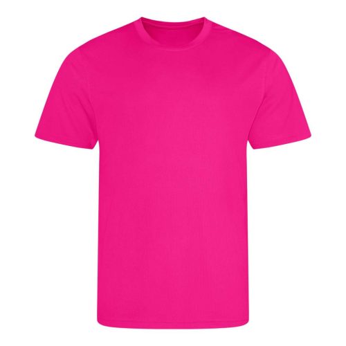 JC001 környakas sport férfi póló Just Cool, Hyper Pink-L
