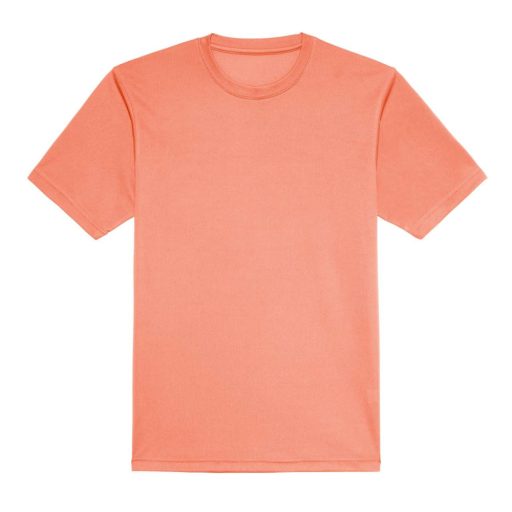 JC001 környakas sport férfi póló Just Cool, Peach Sorbet-2XL