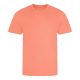 JC001 környakas sport férfi póló Just Cool, Peach Sorbet-L