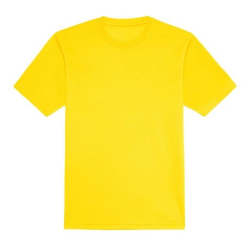 JC001 környakas sport férfi póló Just Cool, Sun Yellow-XS