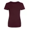 JC005 környakas Női sport póló Just Cool, Burgundy-M