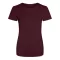 JC005 környakas Női sport póló Just Cool, Burgundy-XS