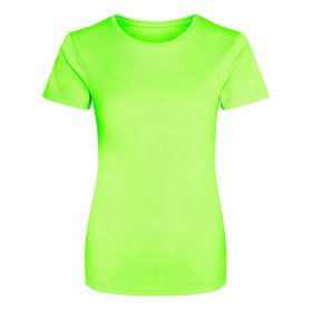   JC005 környakas Női sport póló Just Cool, Electric Green-S
