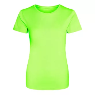  JC005 környakas Női sport póló Just Cool, Electric Green-S
