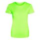 JC005 környakas Női sport póló Just Cool, Electric Green-XL