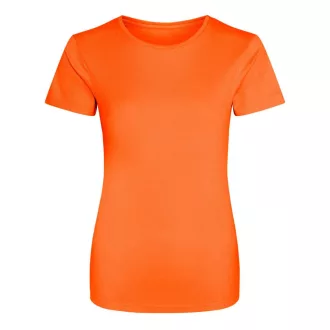   JC005 környakas Női sport póló Just Cool, Electric Orange-S