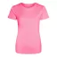 JC005 környakas Női sport póló Just Cool, Electric Pink-S