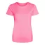 JC005 környakas Női sport póló Just Cool, Electric Pink-XS