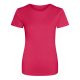JC005 környakas Női sport póló Just Cool, Hot Pink-2XL