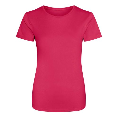 JC005 környakas Női sport póló Just Cool, Hot Pink-L
