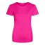 JC005 környakas Női sport póló Just Cool, Hyper Pink-L