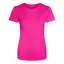 JC005 környakas Női sport póló Just Cool, Hyper Pink-XS