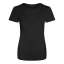 JC005 környakas Női sport póló Just Cool, Jet Black-S