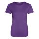 JC005 környakas Női sport póló Just Cool, Purple-S