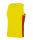 JC008 kétszínű férfi sport trikó Just Cool, Sun Yellow/Fire Red-S