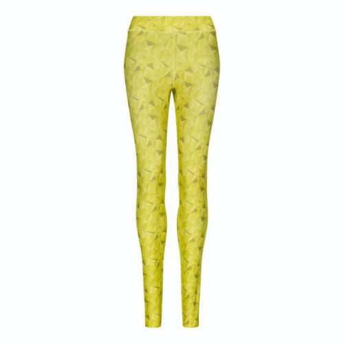 Just Cool JC077, mintás Női sztrecs nadrág, Kaleidoscope Lime-XL